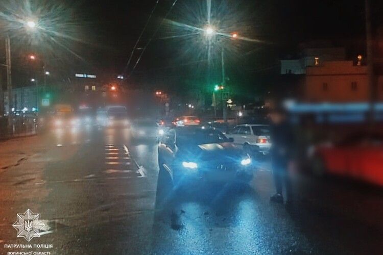 В обласному центрі Волині водій утік із місця ДТП
