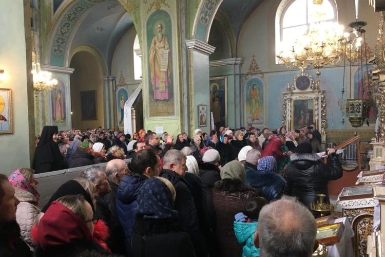 У Свято-Миколаївському храмі в Жидичині вперше відслужили літургію священики Православної церкви України