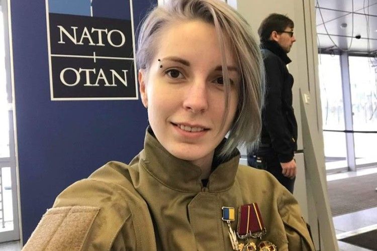 Яна Зінкевич в NATO прочитала доповідь про суїцид