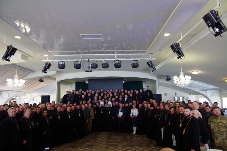 Волинська делегація була найбільшою на всеукраїнському зібранні капеланів 