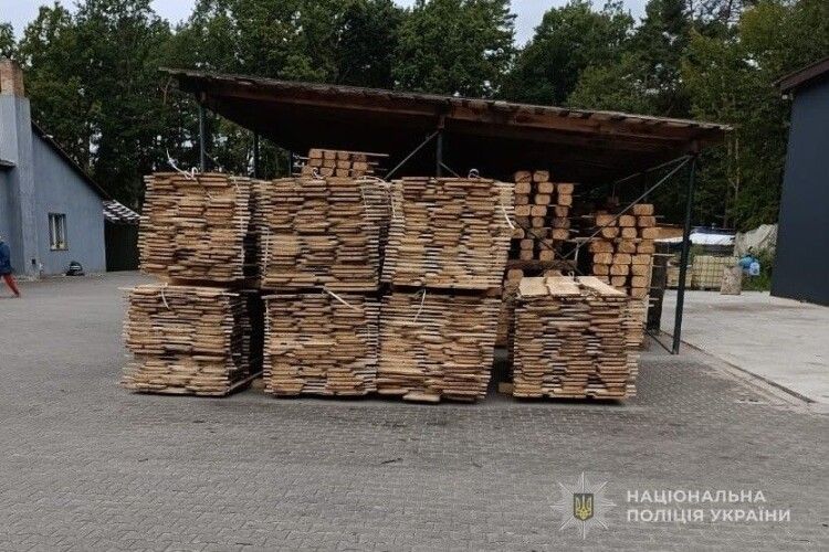 У Луцькому районі затримали банду чорних лісорубів