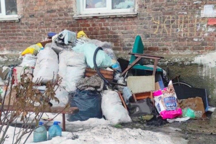 Звалище під вікнами будинку: волинянин сплатить штраф за порушення благоустрою