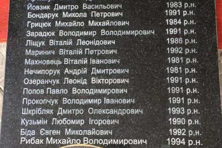 Масовий розстріл 51-ї бригади під Волновахою: волинська делегація вшанувала пам`ять загиблих героїв
