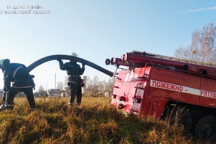 Розповіли, чому до Старовижівського професійного ліцею з’їхалися пожежники