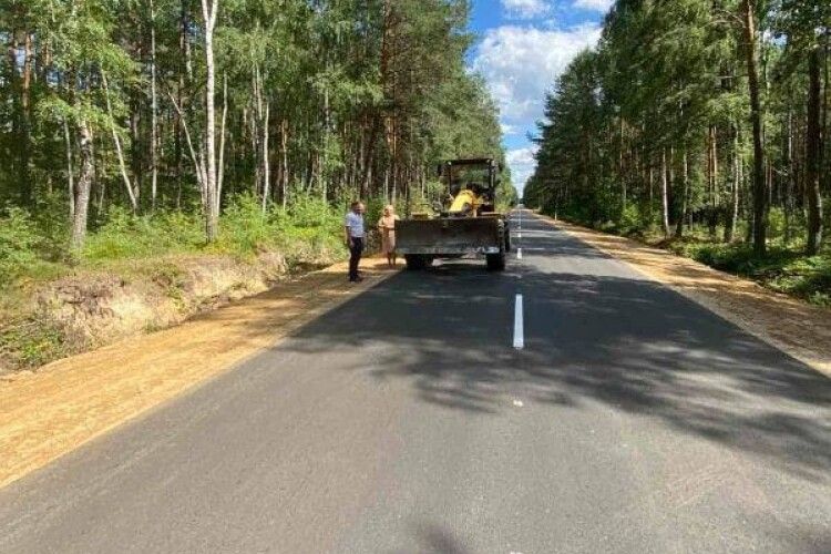 Скоро буде готова ще одна ділянка дороги на Волині (Фото)