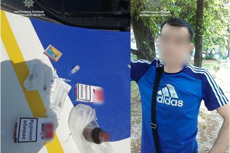 У під’їзді будинку виявили лучанина зі шприцами