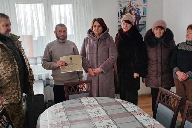 Ветерану з Волині вручили відзнаку Міністра оборони України