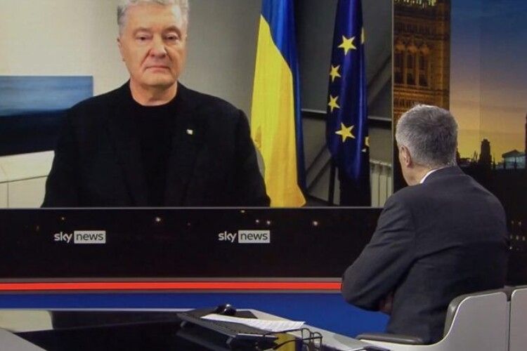 Порошенко в інтерв’ю Sky News подякував Великобританії за надану військову допомогу і закликав надати Україні ПДЧ в НАТО