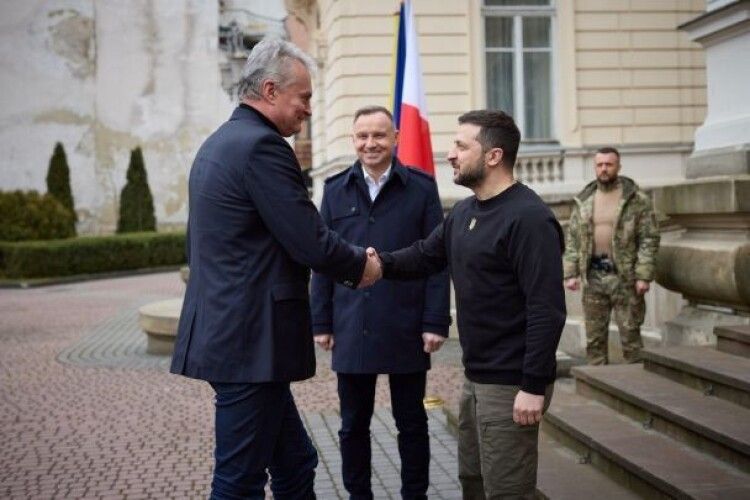 У Львові президенти Польщі та Литви підписали із Зеленським декларацію Люблінського трикутника
