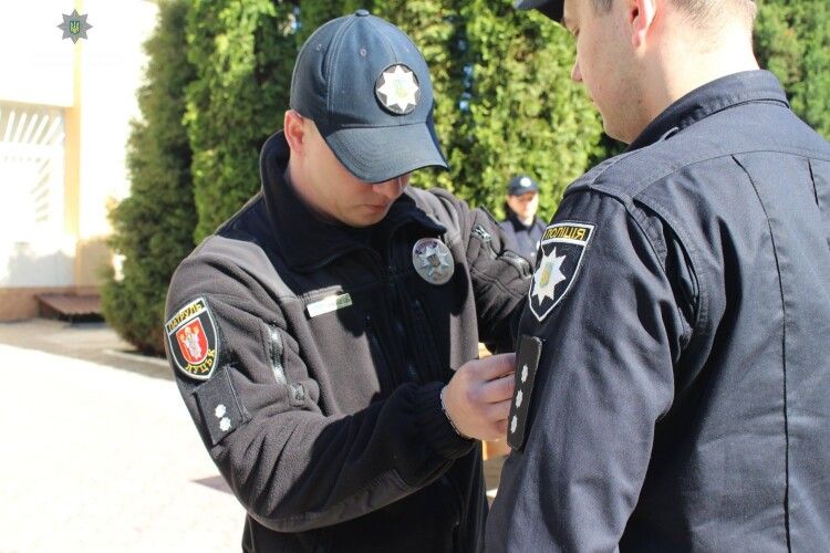 В Патрульній поліції Волині відзначили тих, хто воював на Сході