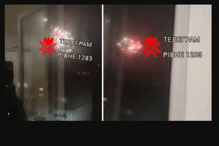 На Західній Україні запустили салюти у річницю вторгнення росії