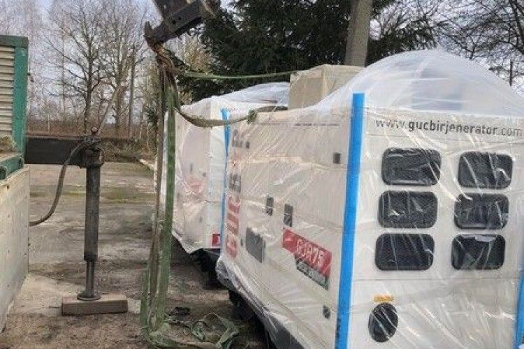 Володимирський водоканал отримав потужний генератор