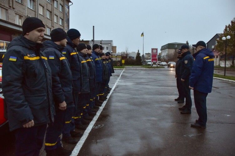 Волинські сапери ДСНС виїхали на чергову ротацію своїх колег