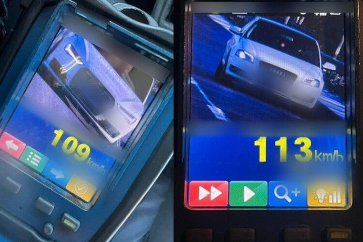 На Волині водії-лихачі мчали із понад удвічі більшою допустимою швидкістю