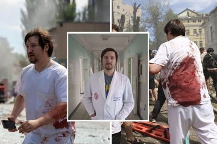 «Я не відчував болю…»:  ці фото хірурга з України  облетіли увесь світ