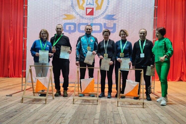 Волиняни вибороли нагороди на змаганнях Чемпіонату України зі спортивного орієнтування