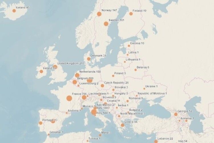 В Євросоюзі лишилася лише одна вільна від коронавірусу держава