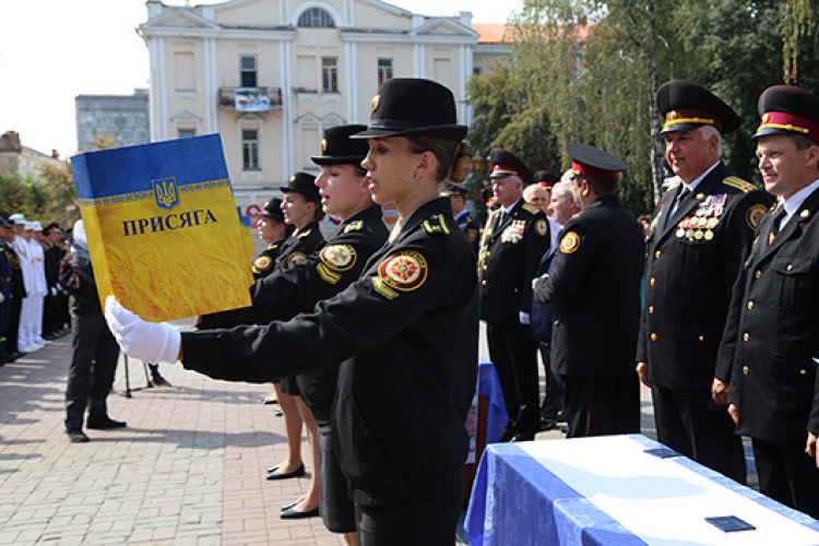 Сьогодні складали присягу майбутні рятувальники