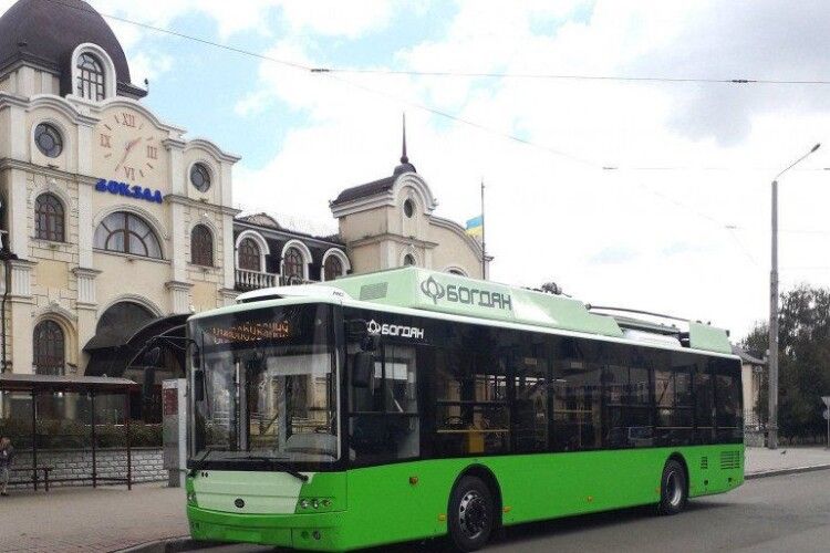 У Луцьку відновлено рух тролейбусів до Залізничного вокзалу