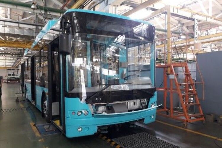 Луцький завод «БОГДАН» розпочав виготовлення 10 тролейбусів для Хмельницького