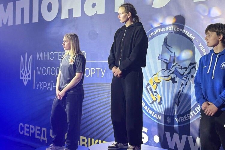 Волинянка стала чемпіонкою України з вільної боротьби 