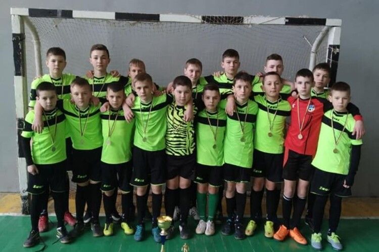Юні футболісти із волинського селища здобули золото на всеукраїнському турнірі