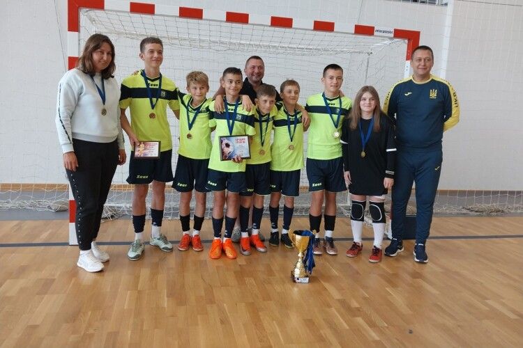 Юні волиняни посіли 3 місце на Кубку України з футзалу
