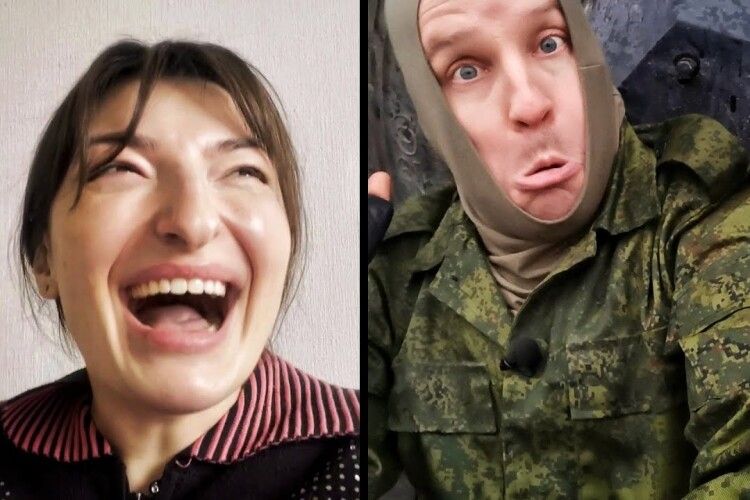 «Настя, ти що, дурна? Я в українському полоні»: «двійник» Зеленського з «Кварталу» розсмішив публіку новою пародією на росіян (Відео)