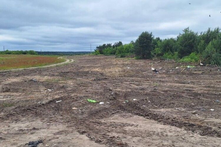 У місті на Волині усунули стихійне сміттєзвалище (Фото)