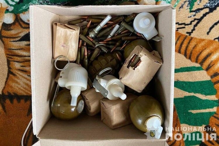 Волинянин вдома зберігав боєприпаси (Фото)