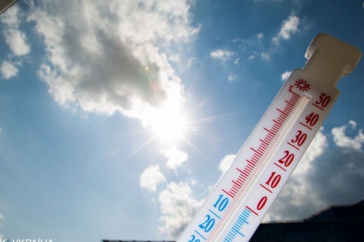 У Луцьку зафіксували рекорд максимальної температури повітря