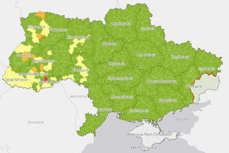 В Україні оновили зони карантину: де діятимуть найсуворіші обмеження