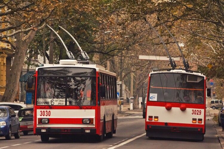 В Одесі побилися водії двох тролейбусів