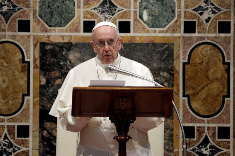 Папа Римський Франциск закликав активніше боротися з корупцією