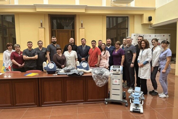 Волинська обллікарня дякує Польщі за підтримку