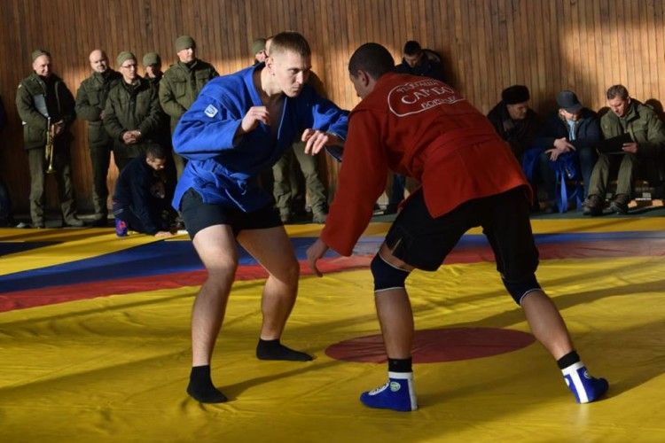 У Луцьку визначили кращих самбістів серед гвардійців