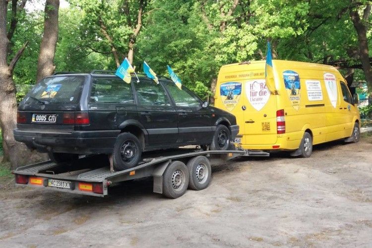 Із Ківерцівщини бійцям відправили автомобіль
