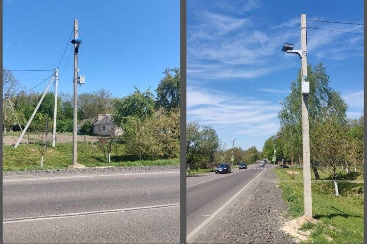 У Луцькому районі встановили нову камеру автоматичної фіксації швидкості