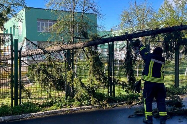 На Волині після негоди знеструмлено 7 населених пунктів 