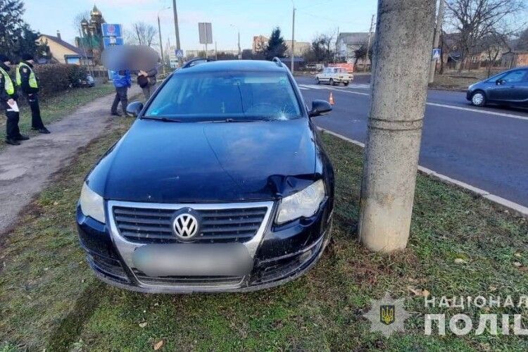 У Луцьку 70-річний чоловік потрапив під колеса автівки