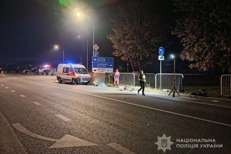 На Волині п'яний водій мікроавтобуса на смерть збив велоспедистку 