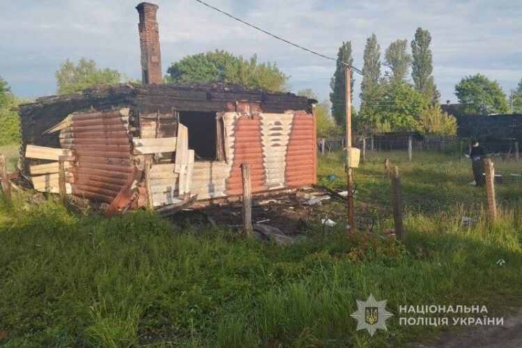 На Волині спіймали чоловіка, що спалив цілий будинок
