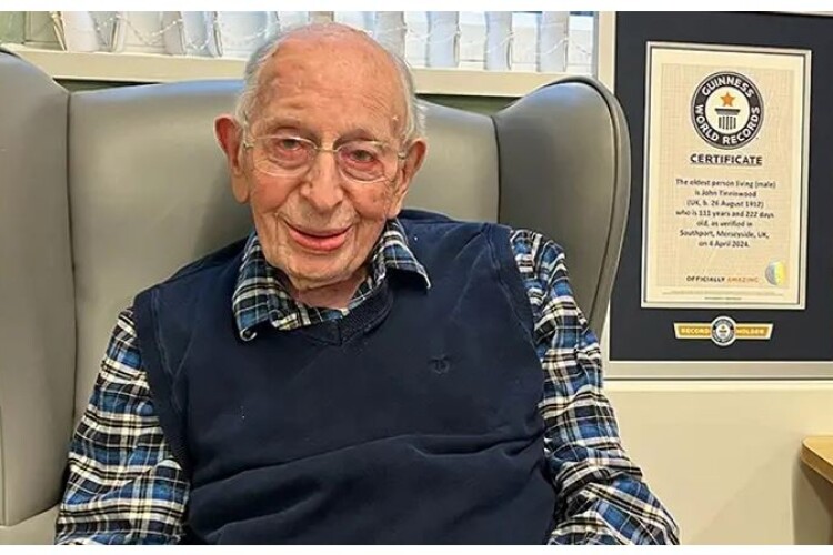 111-річний чоловік: «Довголіття – це «просто везіння»