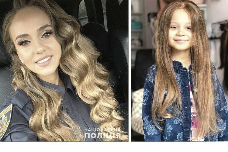 Капрал поліції подарувала онкохворим діткам своє волосся
