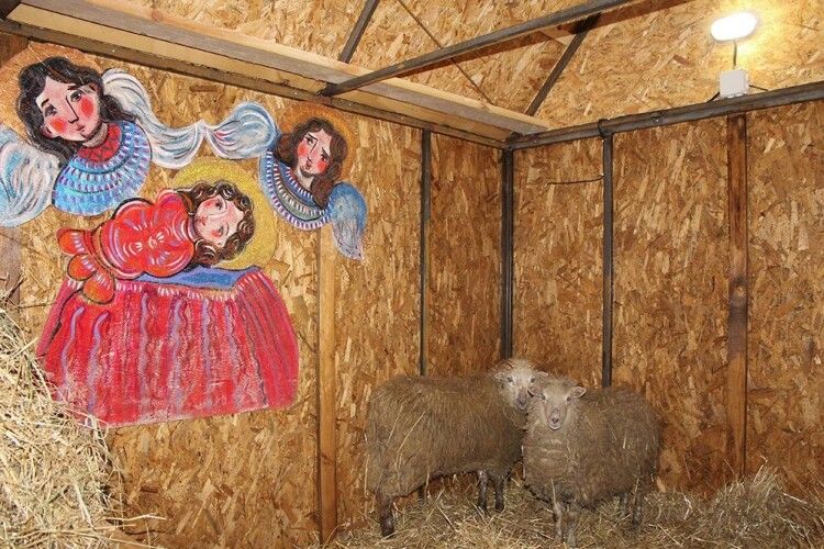 У «Волиньобленерго» ожив різдвяний вертеп