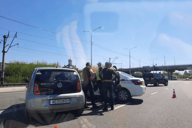 У Луцьку сталася ДТП: зіткнулися дві автівки (Фото)