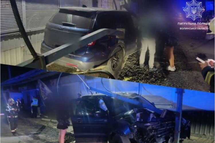 У Луцьку судили п’яного водія, який зніс огородження біля ринку