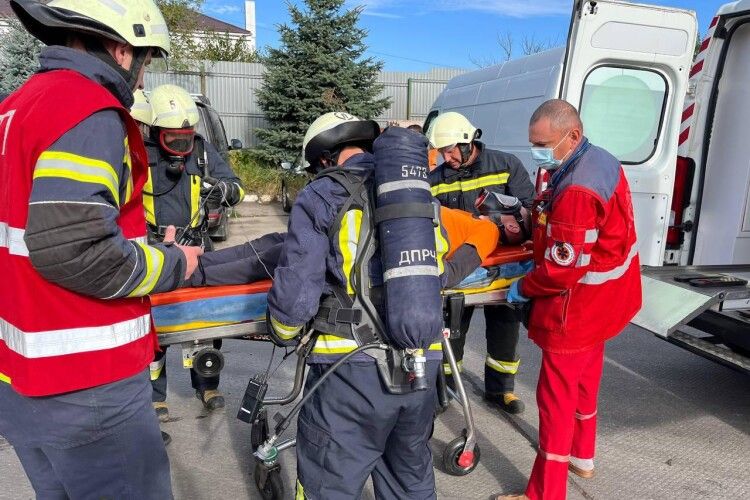 На фабриці на Волині працювали рятувальники