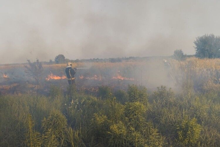 У вогні на Волині виявили тіло чоловіка