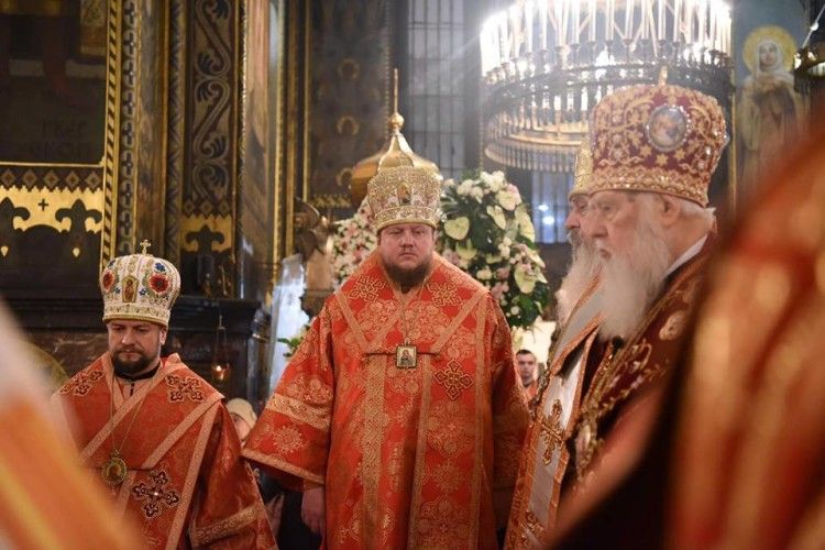 Єпископ Володимир-Волинський і Турійський співслужив Патріарху Філарету